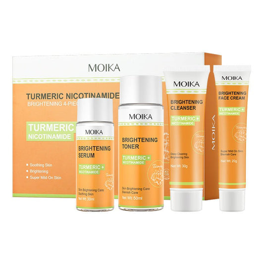 "Brighten Up: 4-Step Turmeric & Niacinamide Skincare Routine" - Unica Beauty Essentials
