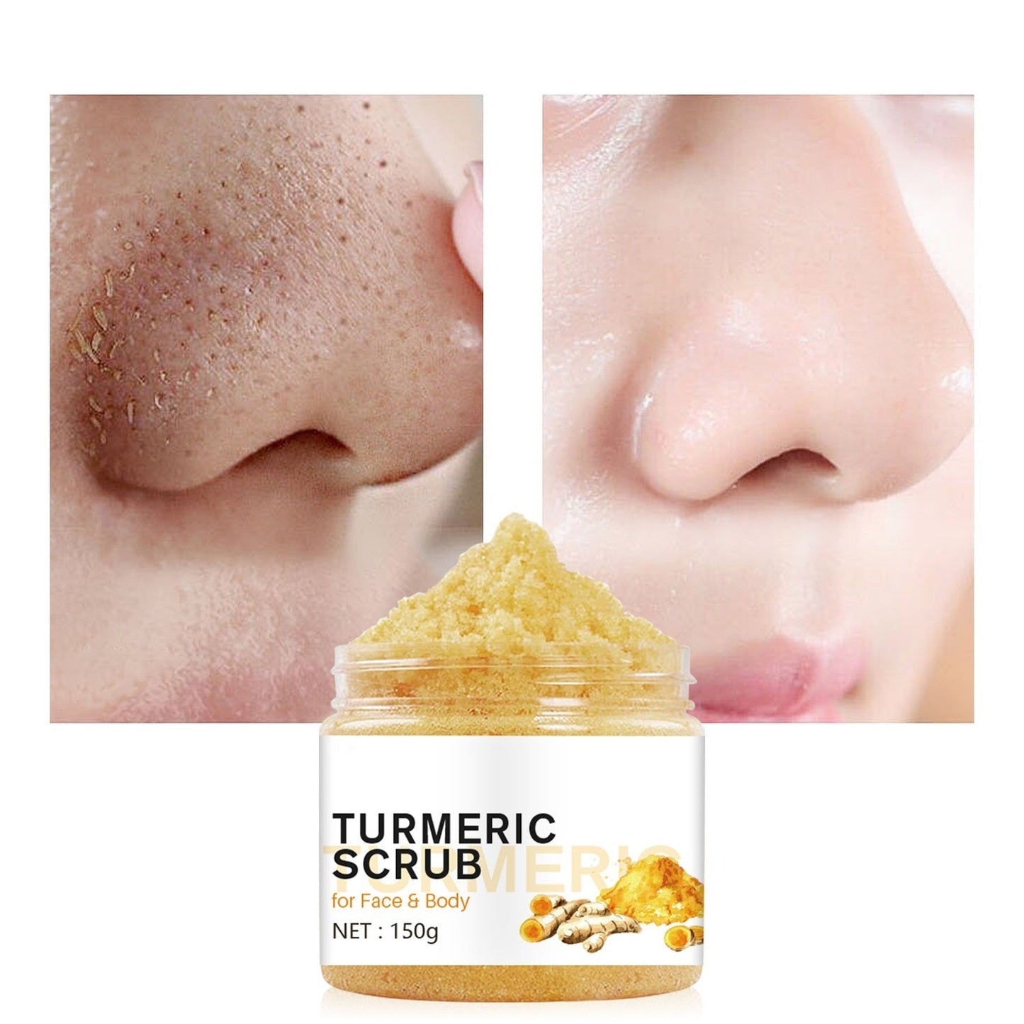 Turmeric Glow Body Scrub – Exfoliate & Brighten Skin - Unica Beauty Essentials