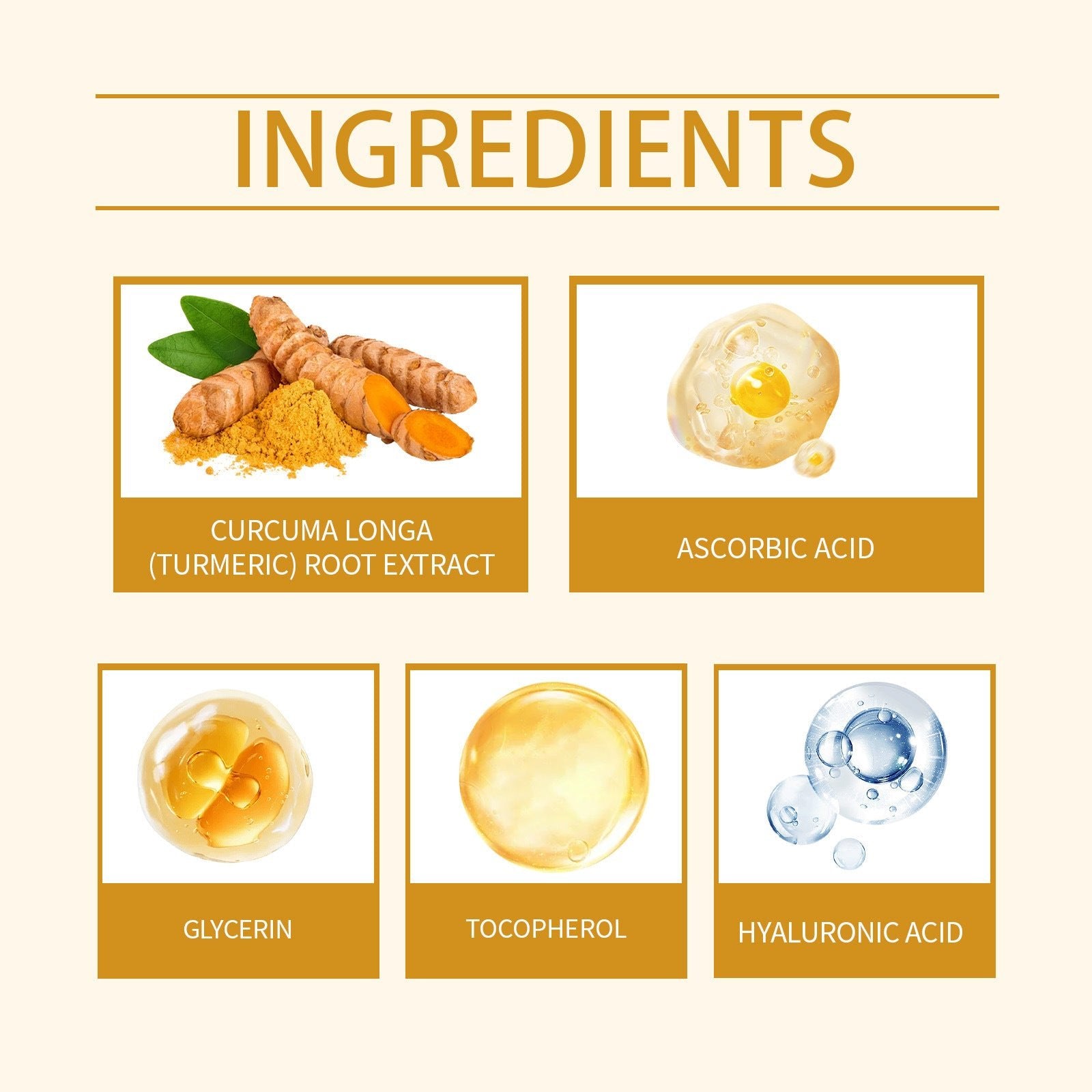 Turmeric Facial Hydrating Care Wet Moisturizing - Unica Beauty Essentials