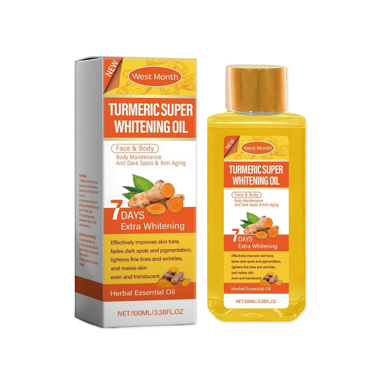 Turmeric Radiance Body Oil – Brighten, Nourish & Even Skin Tone Naturally - Unica Beauty Essentials
