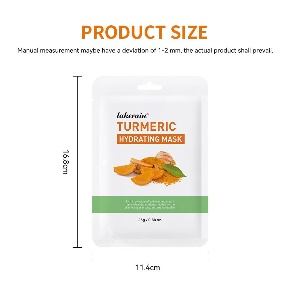 Turmeric Facial Mask Facial Care Hydrating - Unica Beauty Essentials