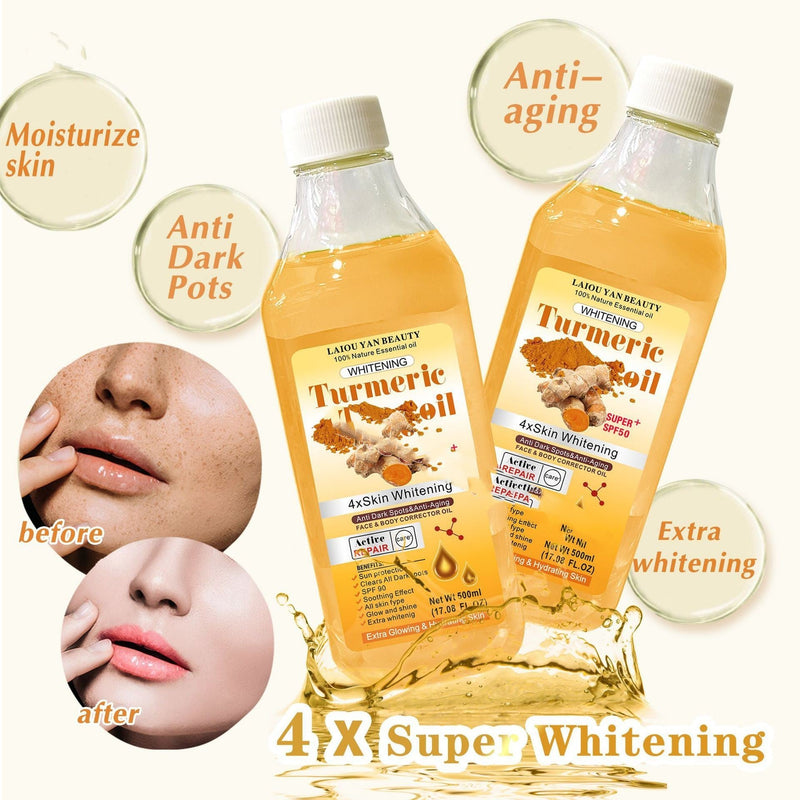 Turmeric Soothing Oil Body Massage Oil - Unica Beauty Essentials
