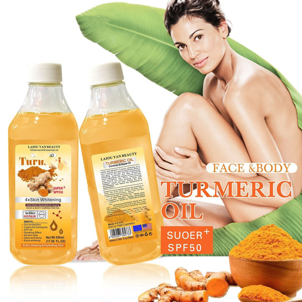 Turmeric Soothing Oil Body Massage Oil - Unica Beauty Essentials