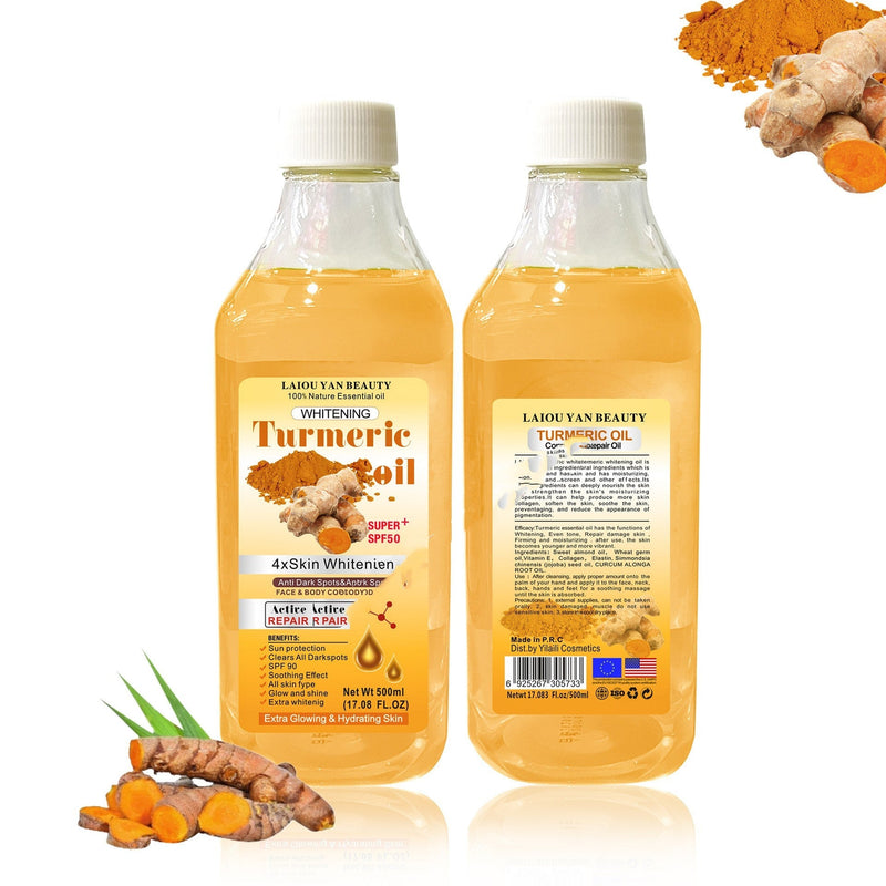 Turmeric Soothing Oil Body Massage Oil - Unica Beauty Essentials