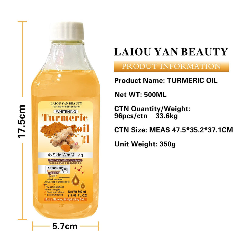 Turmeric Soothing Oil Body Massage Oil - Unica Beauty Essentials
