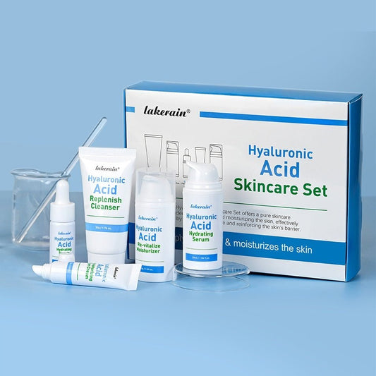 Hyaluronic Acid Skin Care Set Facial Dry Hydrating - Unica Beauty Essentials